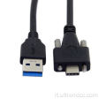 USB-3.0 di alta qualità con doppia vite